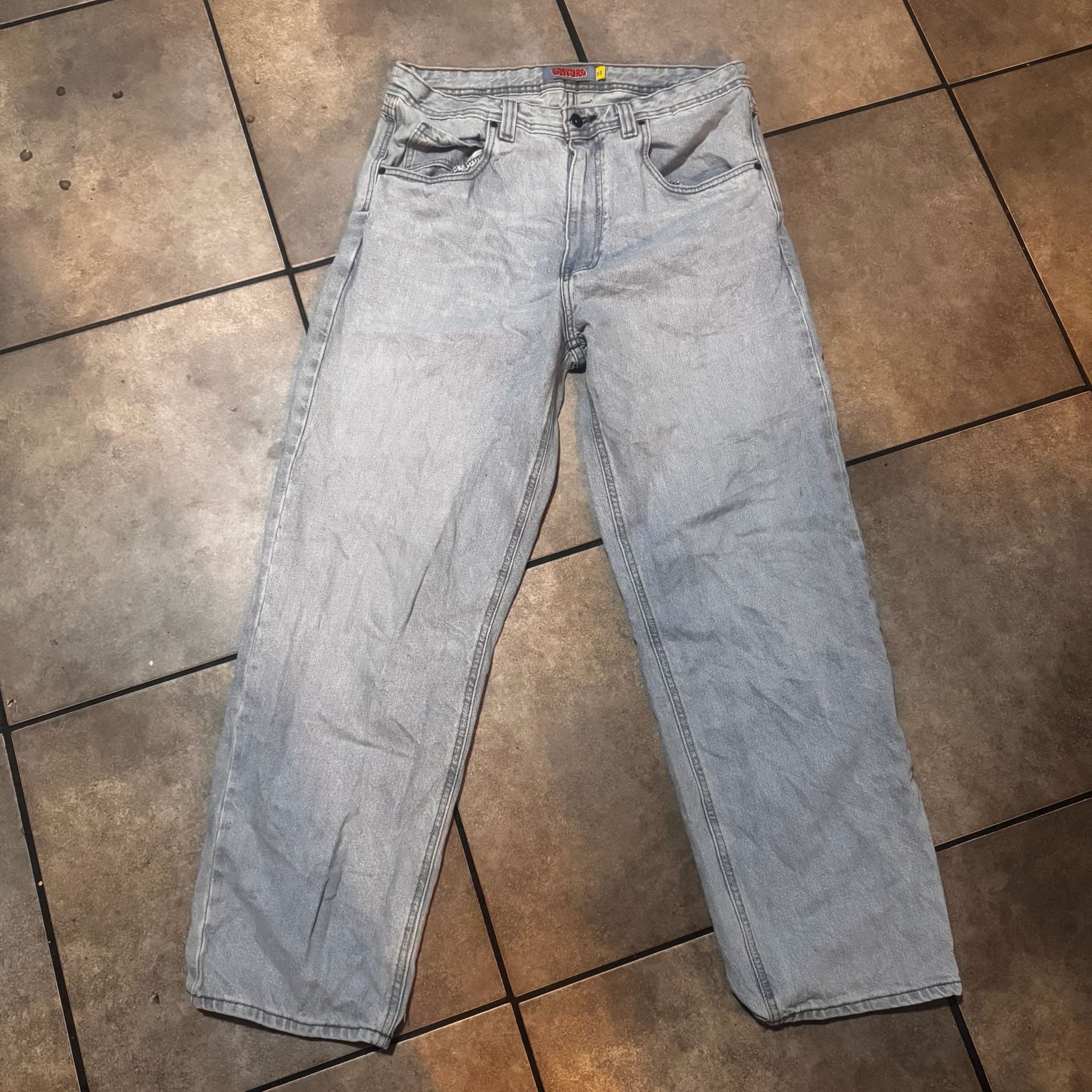 Empyre Baggy Light Wash Skateboard Jeans Size 32 2