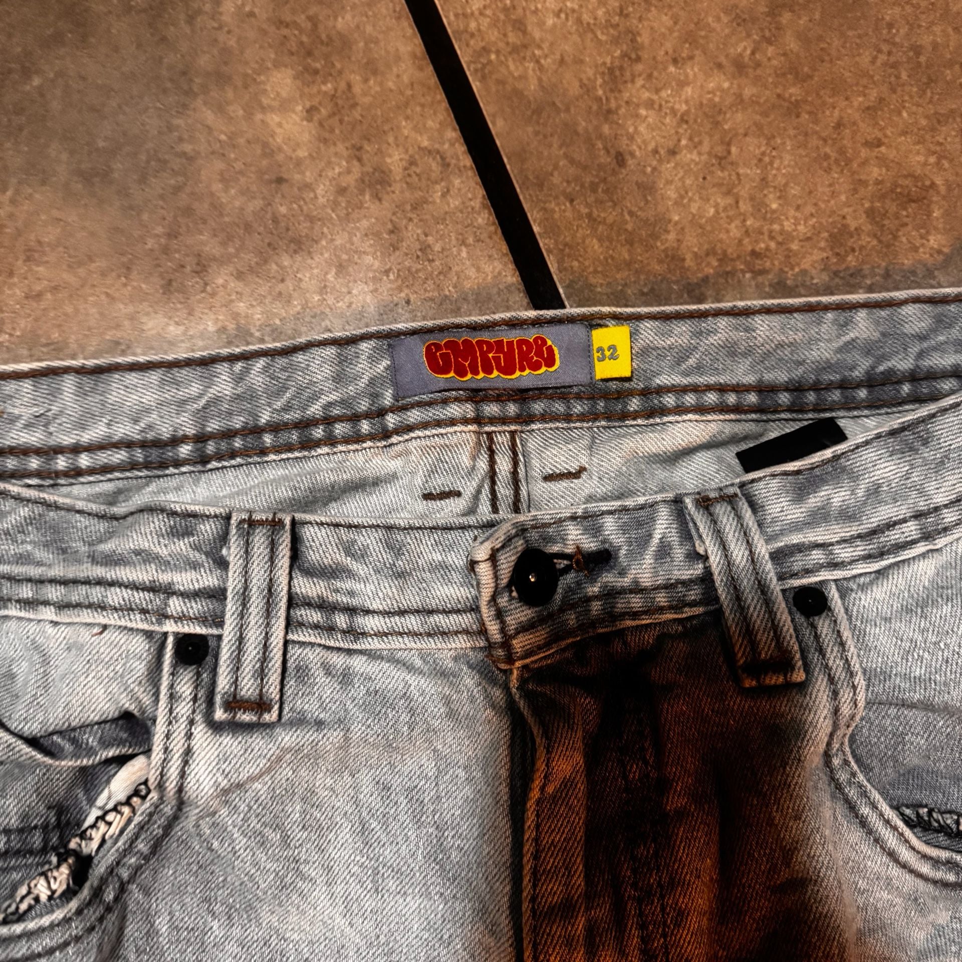 Empyre Baggy Light Wash Skateboard Jeans Size 32 4