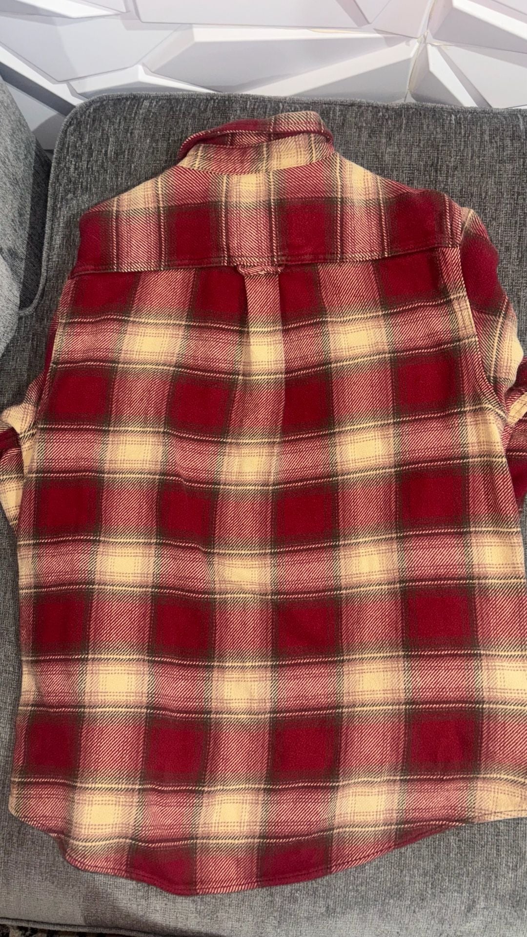 Orvis Classic Collection Red Plaid Heavyweight Flannel Shirt Jacket 5