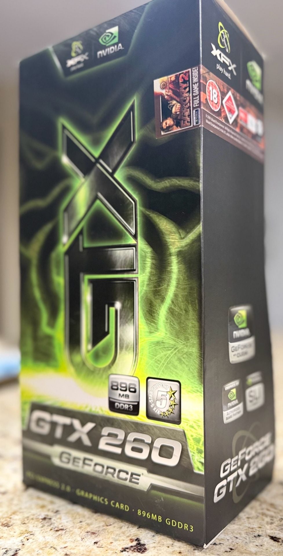 XFX NVIDIA GeForce GTX 260 896MB GDDR3 Graphics Card BOXED with Games 1