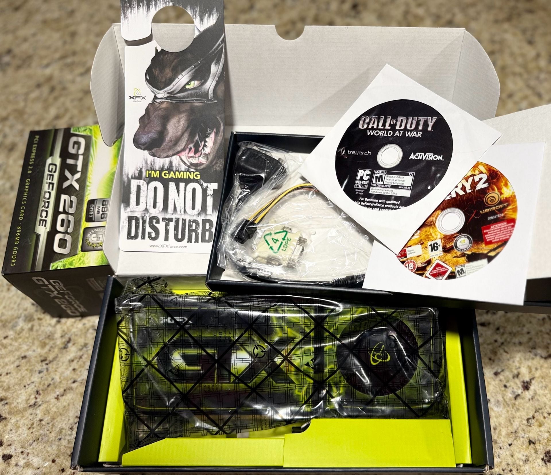 XFX NVIDIA GeForce GTX 260 896MB GDDR3 Graphics Card BOXED with Games 4