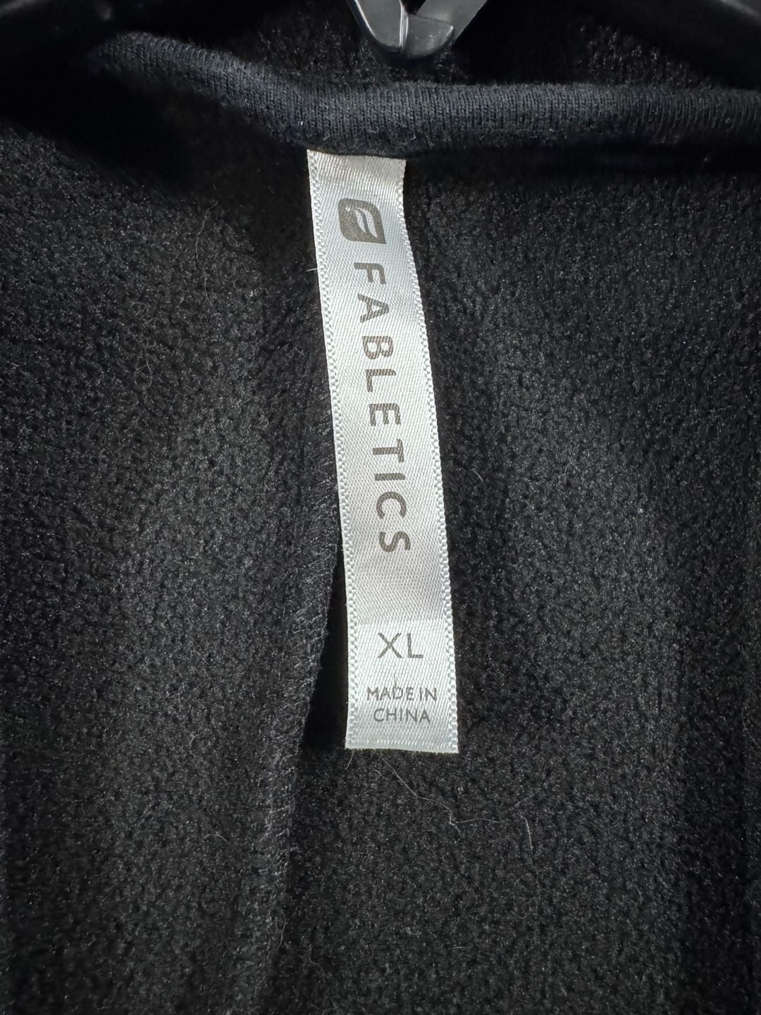 Fabletics Eugenia Coat Black Mesh Detail Wrap Cardigan Jacket 4