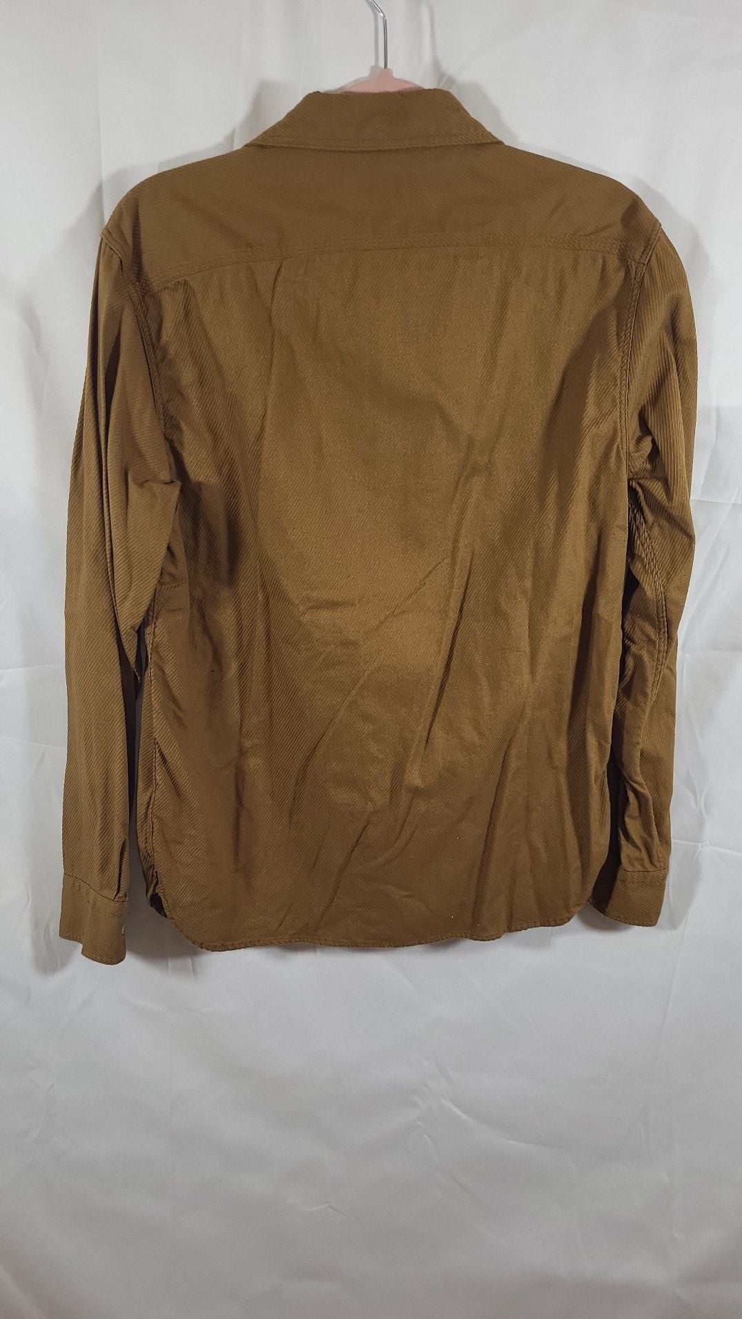 Banana Republic Standard Fit Long Sleeve Twill Utility Shirt, Size S 3