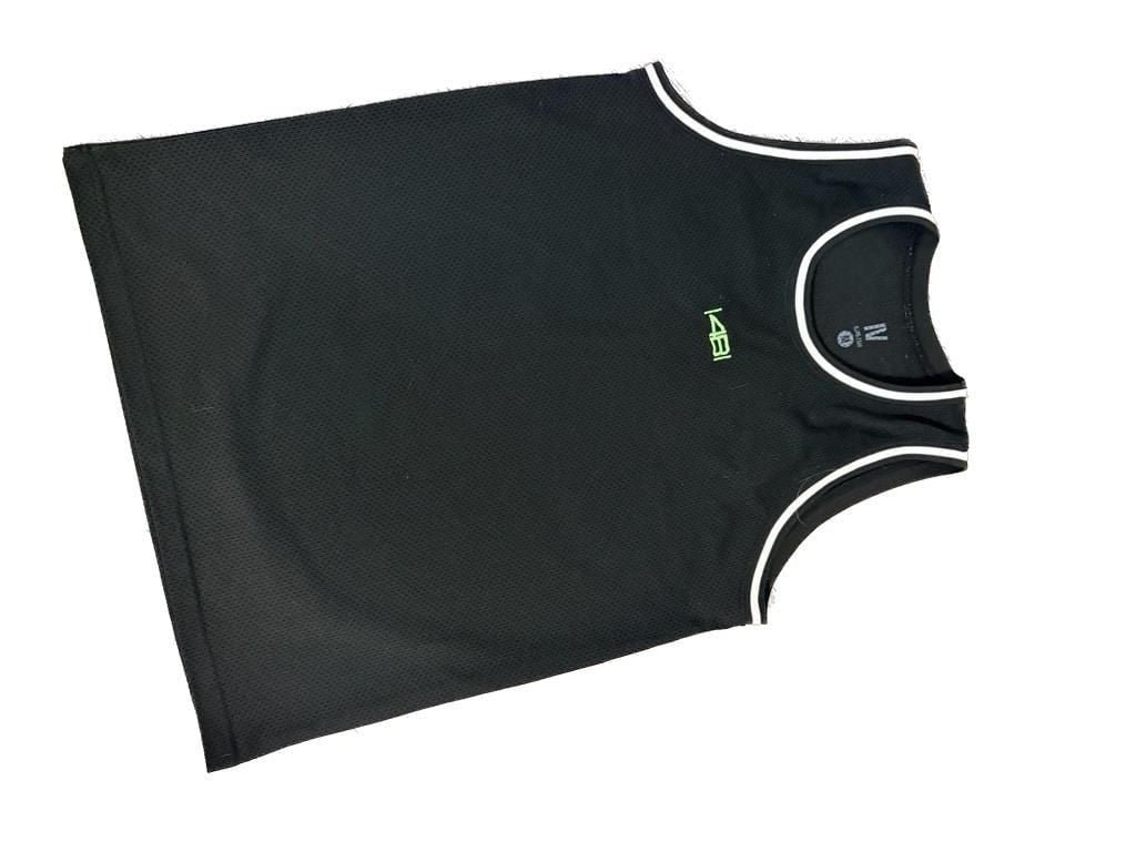 HUF x Alien Labs Black Mesh Basketball Jersey Colab RARE Streetwear Large 3