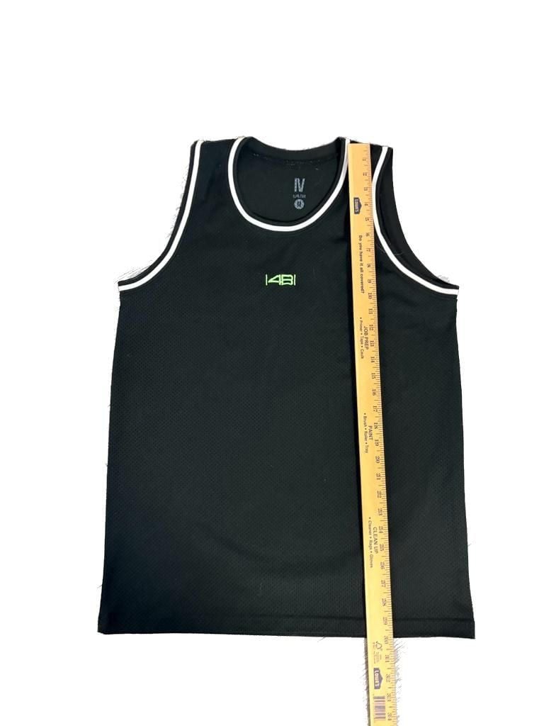 HUF x Alien Labs Black Mesh Basketball Jersey Colab RARE Streetwear Large 5