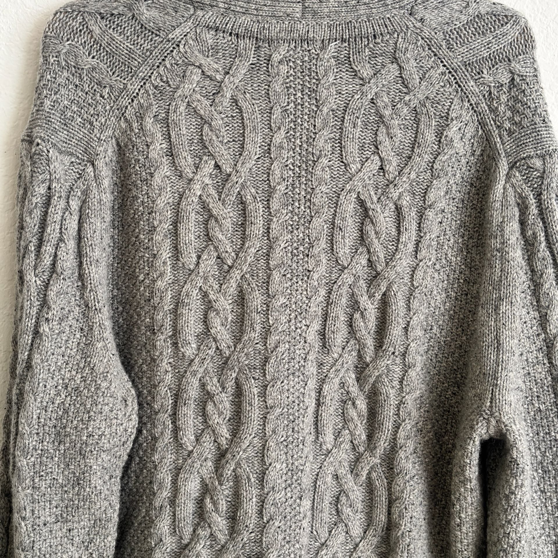 Men's Sweater Cardigan Sweater Cable Knit Regular Tops Button Up Plain Shawl Collar 7