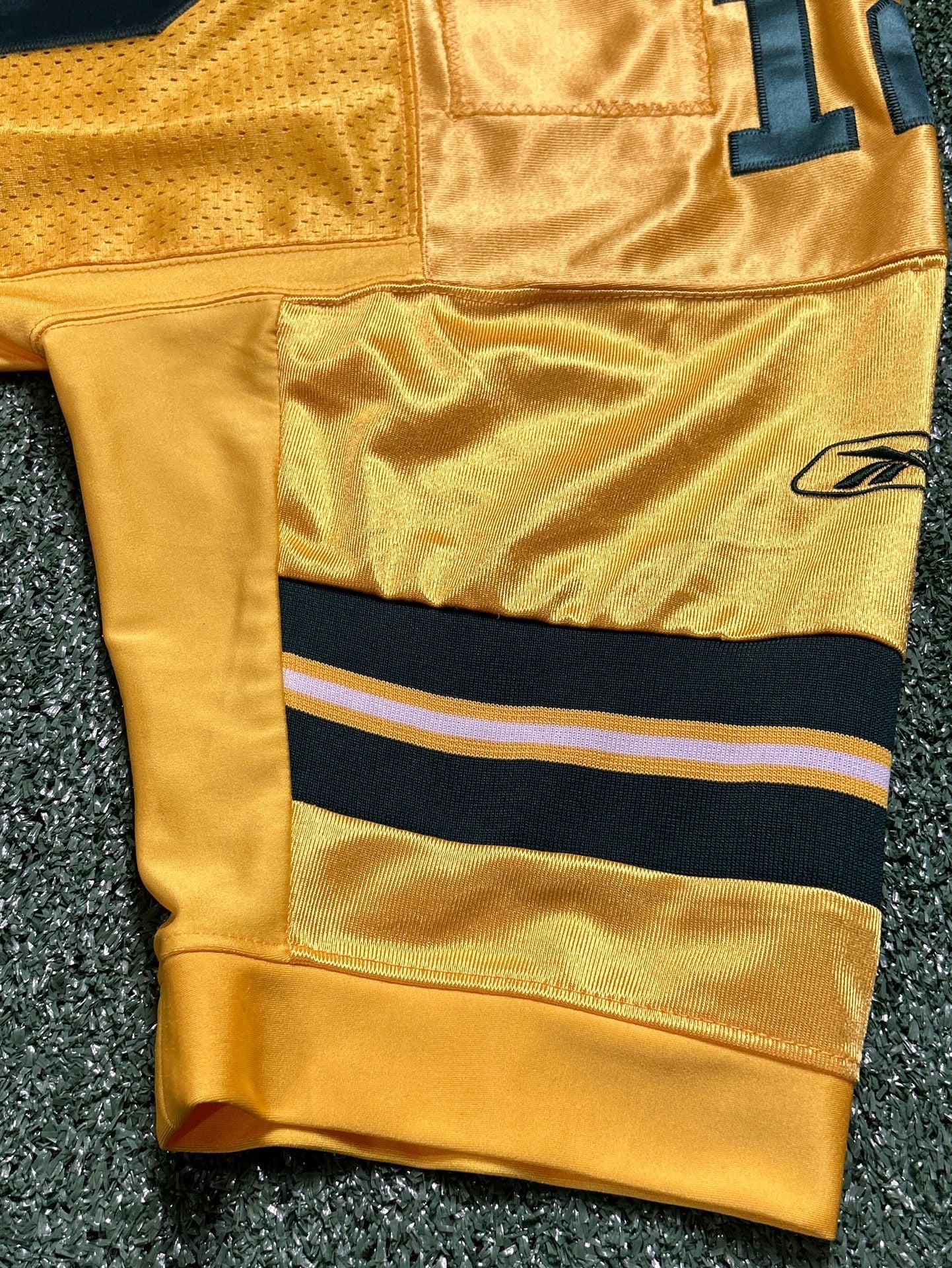 Aaron Rodgers Green Bay Packers #12 Reebok Gold Football Jersey Size 50 Yellow 8