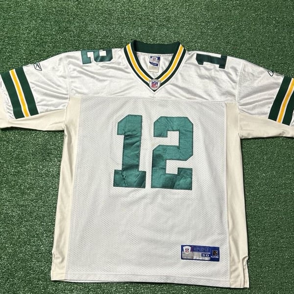 Reebok On Field Stitched Aaron Rodgers #12 Green Bay Packers NFL Jersey Size 50