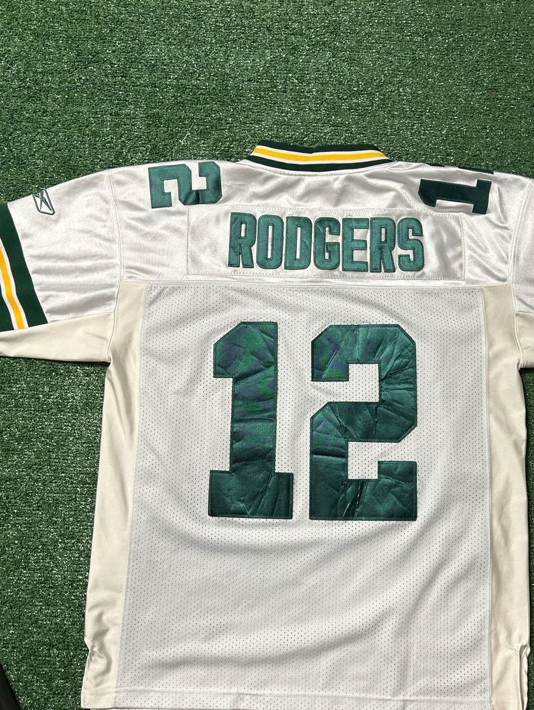Reebok On Field Stitched Aaron Rodgers #12 Green Bay Packers NFL Jersey Size 50 7