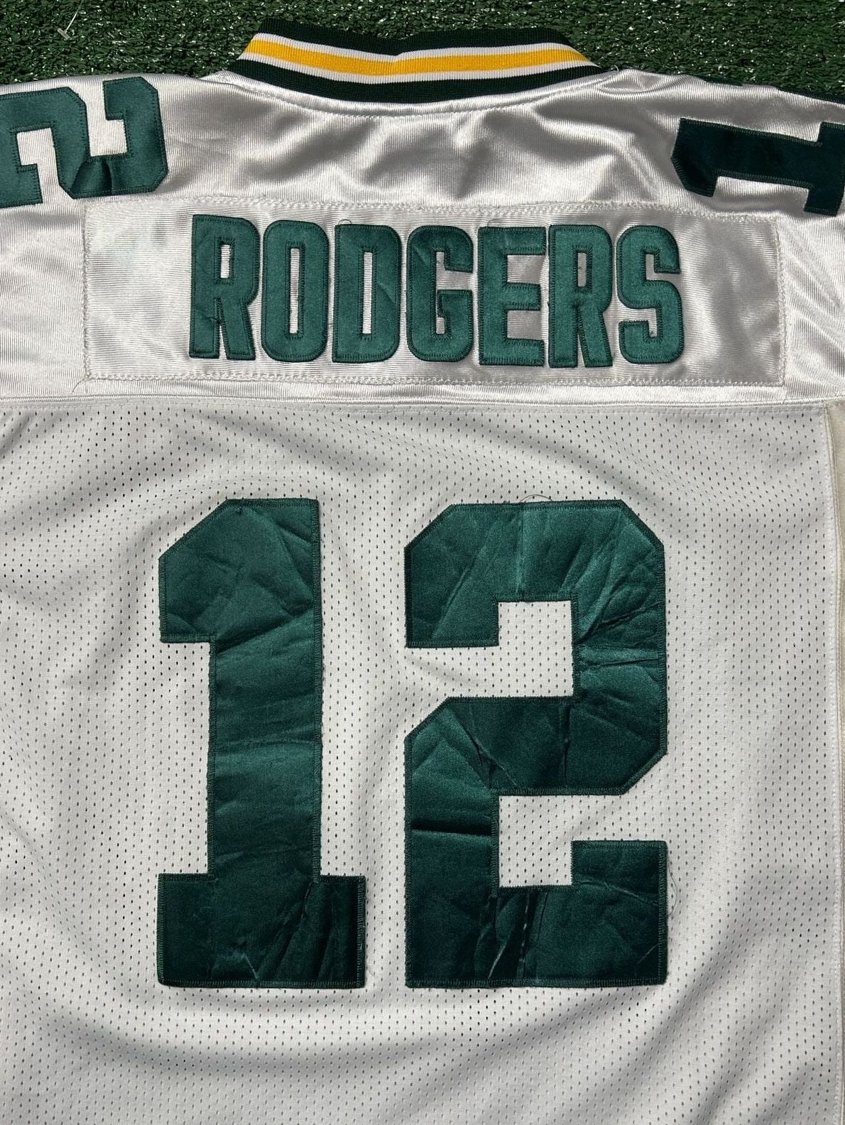 Reebok On Field Stitched Aaron Rodgers #12 Green Bay Packers NFL Jersey Size 50 8