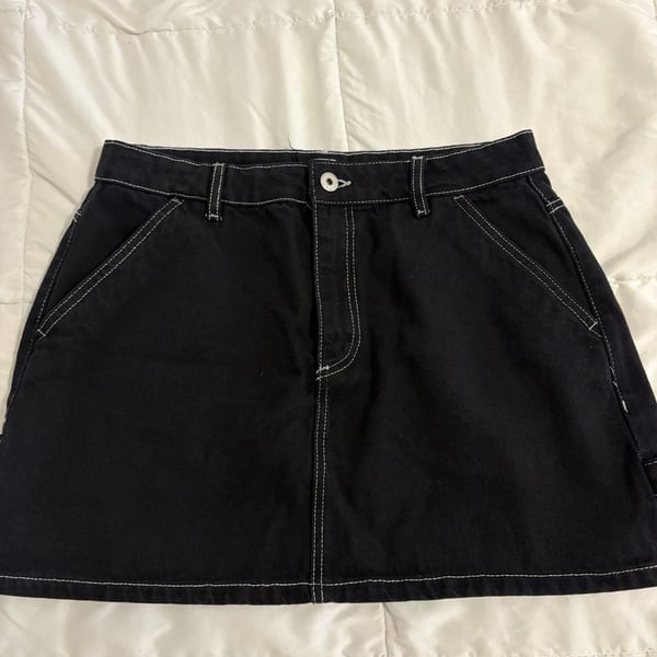 Cotton On denim mini cargo skirt #cottonon...