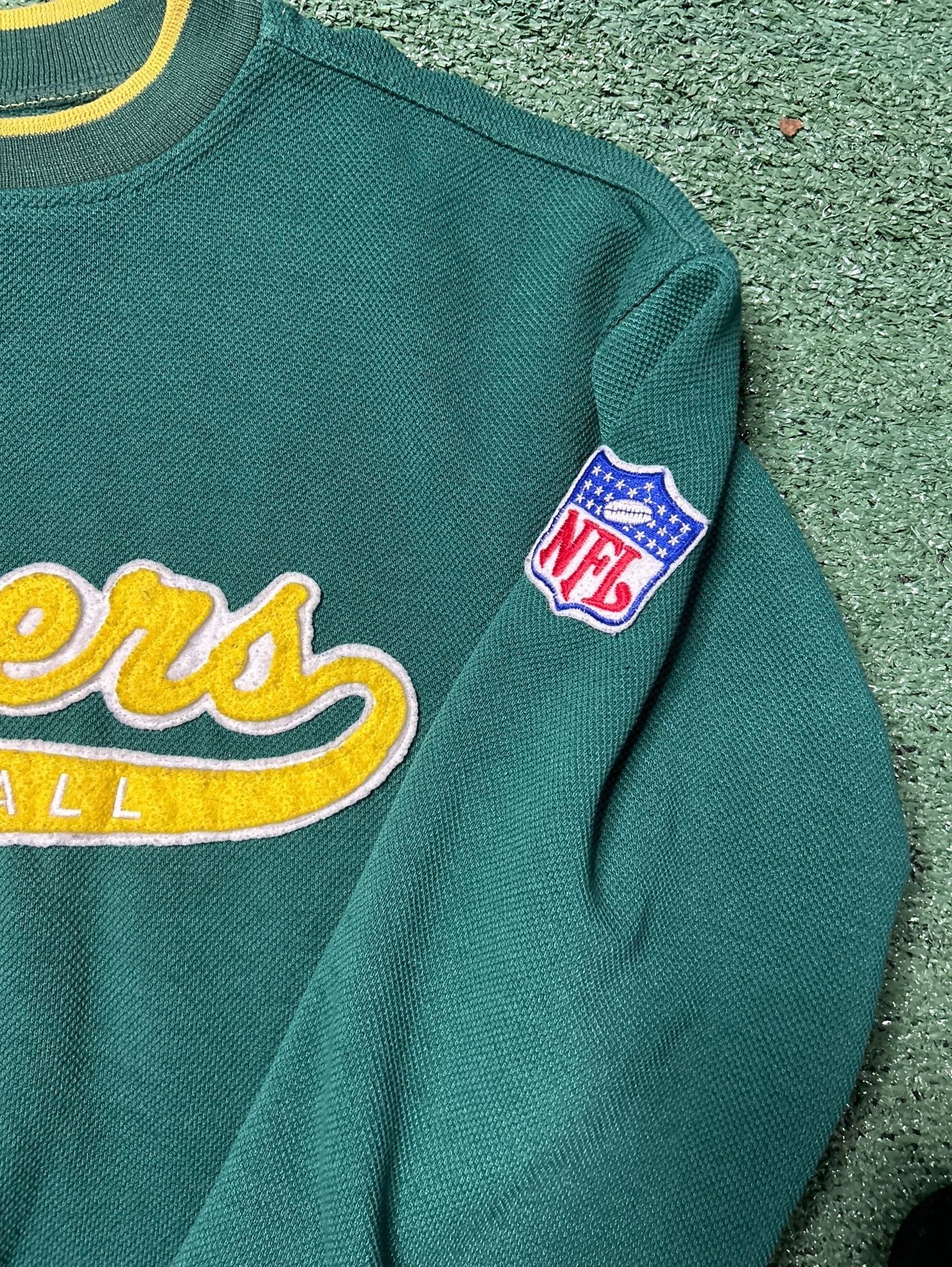 Vintage Starter Pro Line Green Bay Packers Script Tailsweep Knit Sweater Large 5
