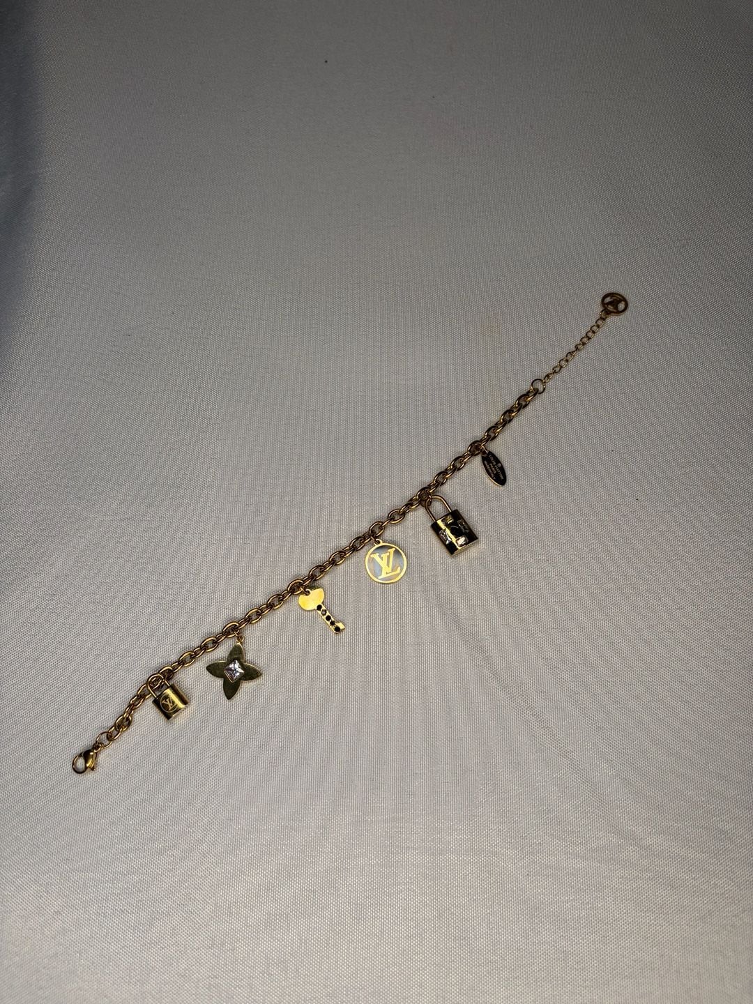Elegant Gold Plated Charm Bracelet 6