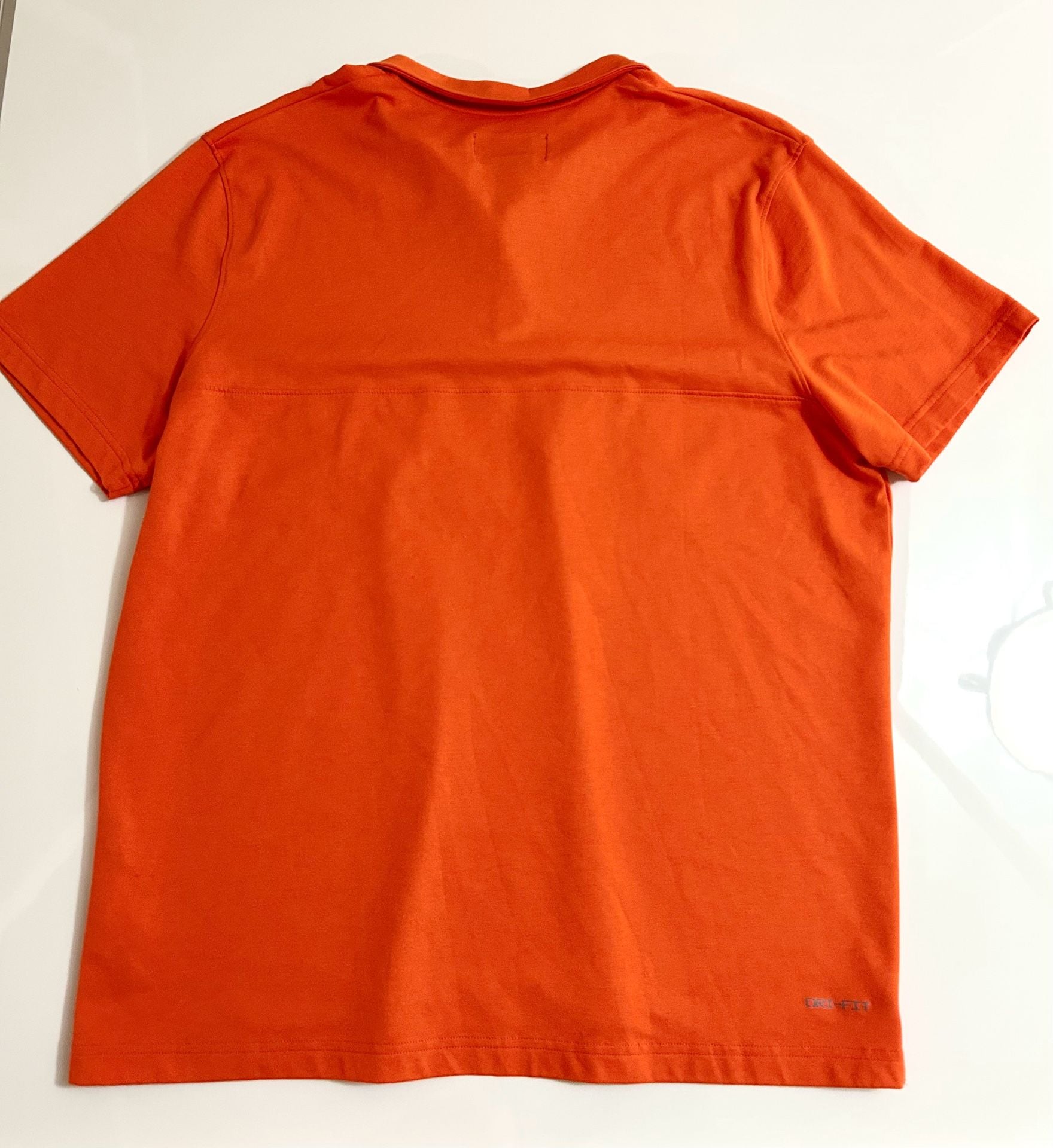 Nike Air Jordan Men's XL Jumpman Dri-Fit Performance Polo Shirt Orange 8