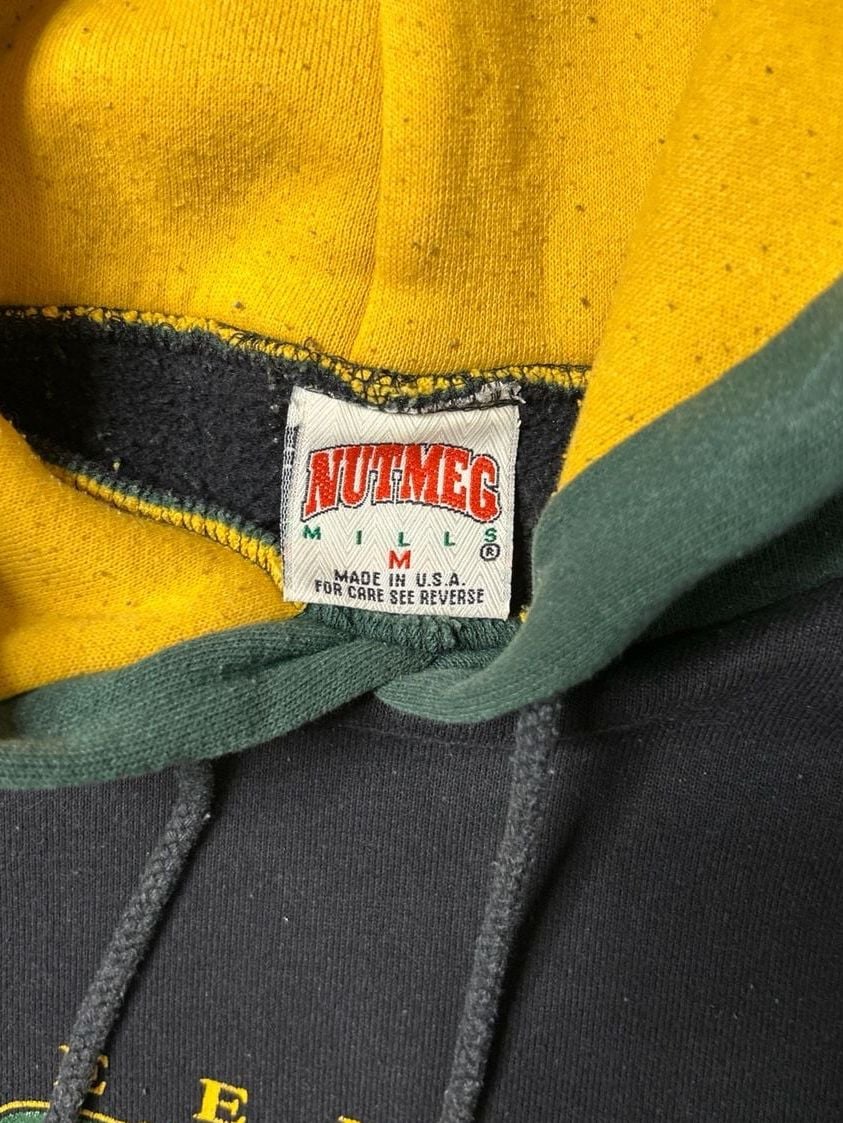 Nutmeg Green Bay Packers Tri Color Hoodie Size medium 4