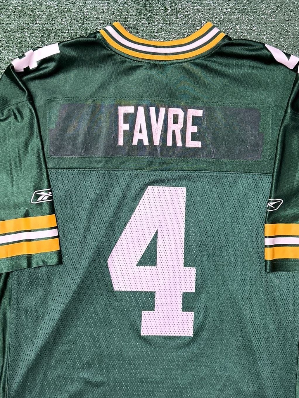 Reebok Brett Favre Jersey Mens XL Green #4 Green Bay Packers NFL Football 7