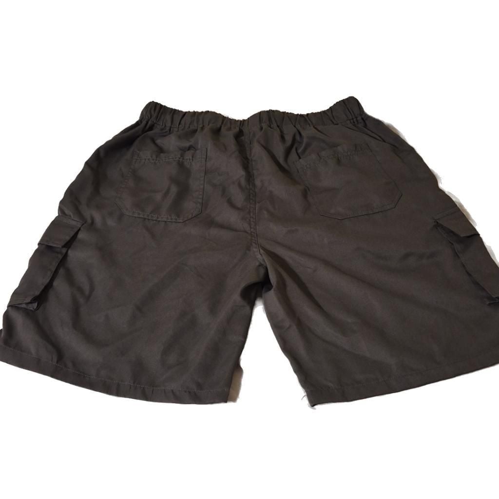 HKS Men's Elastic Waist Drawstring Cargo Shorts with Multi-Pockets 3XL 6