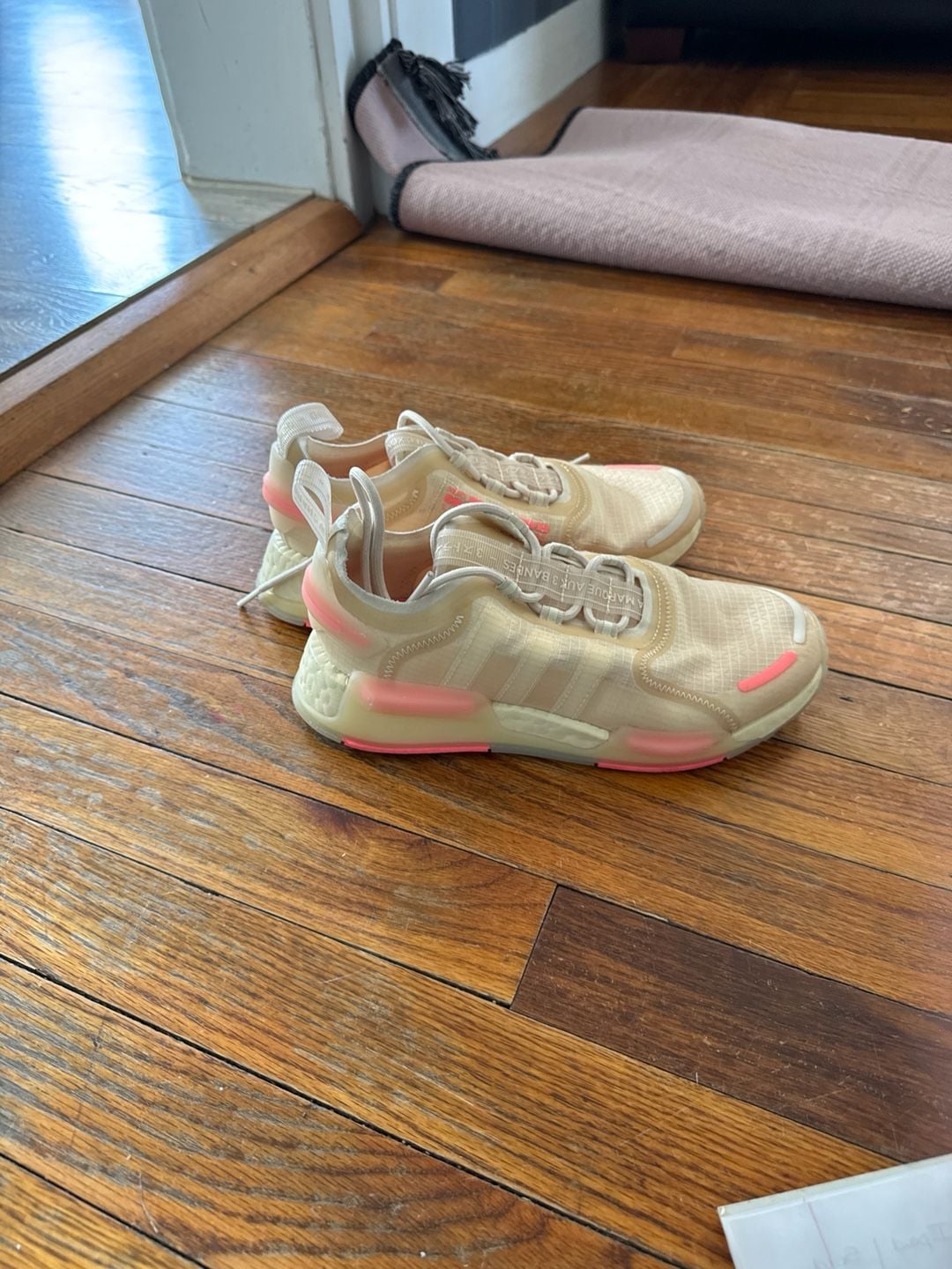 adidas Originals NMD_V3 Womens Shoes Wonder White Pink GX5785 3