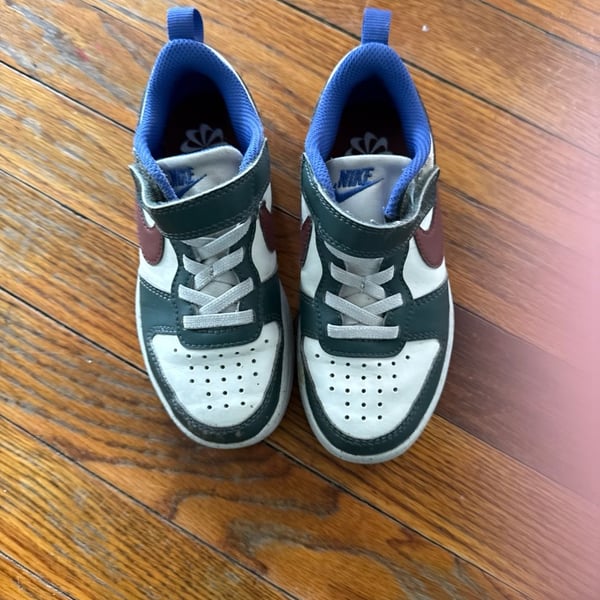 Nike Kids Court Borough Low Recraft Vintage Green/Dark Pony Sneaker