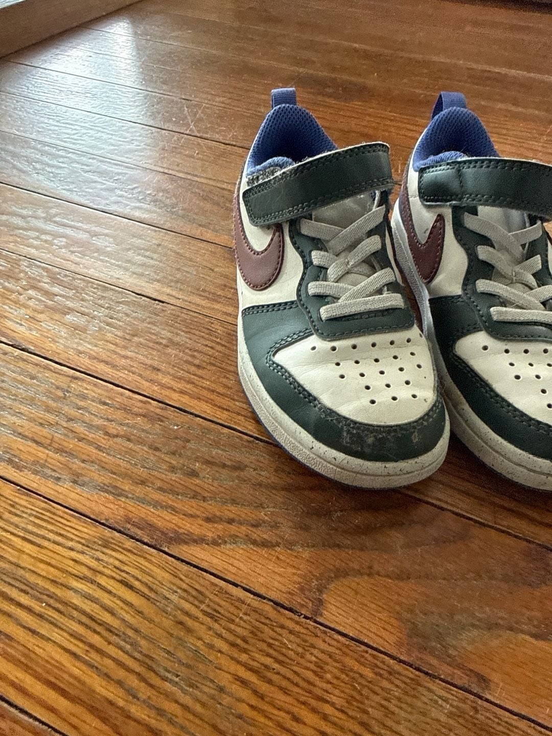 Nike Kids Court Borough Low Recraft Vintage Green/Dark Pony Sneaker 4