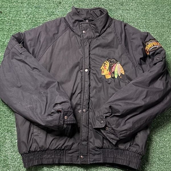 Vintage 90's Pro Player by Daniel Young Chicago Blackhawks NHL Jacket - Men's XL