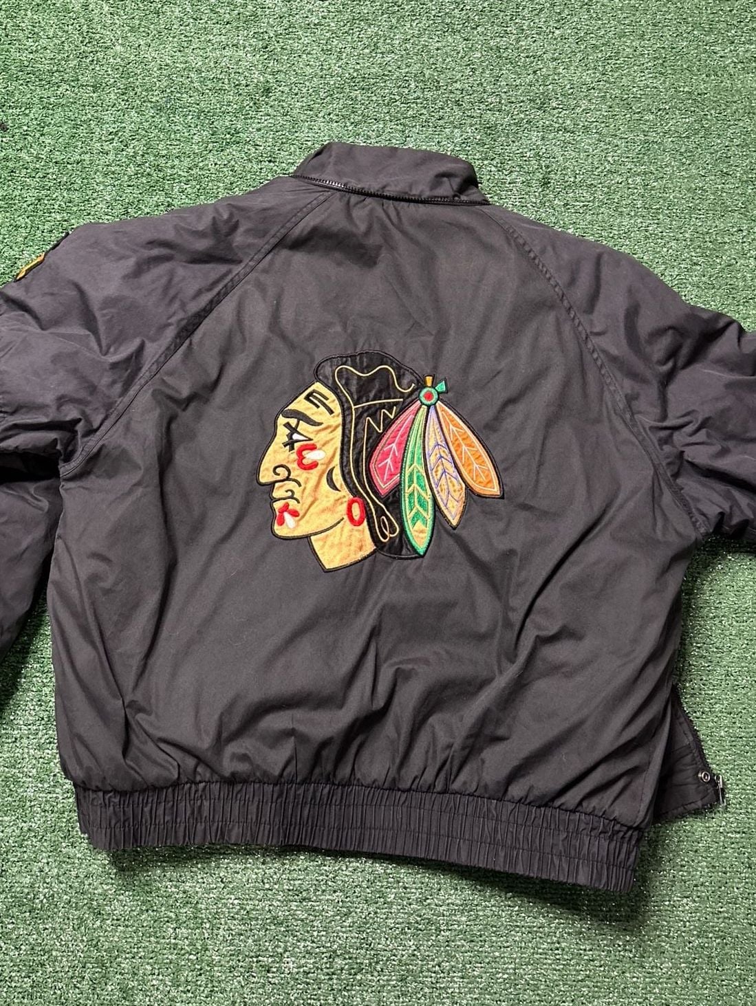 Vintage 90's Pro Player by Daniel Young Chicago Blackhawks NHL Jacket - Men's XL 6