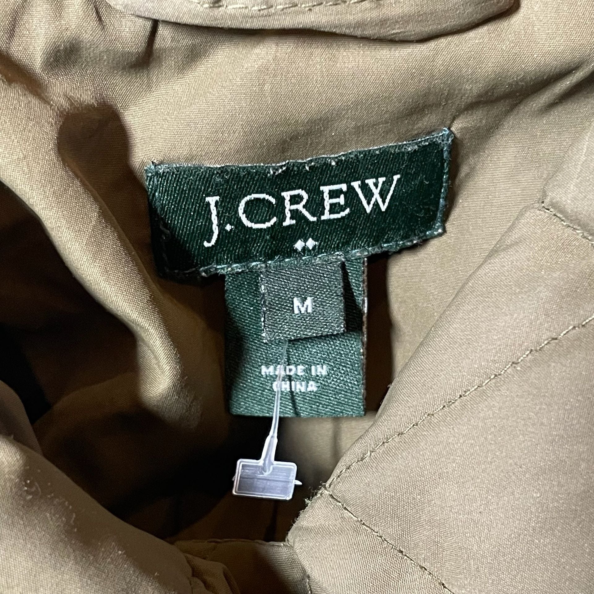 J.Crew Women's Olive Green Quilted Down-Filled Field Jacket 3
