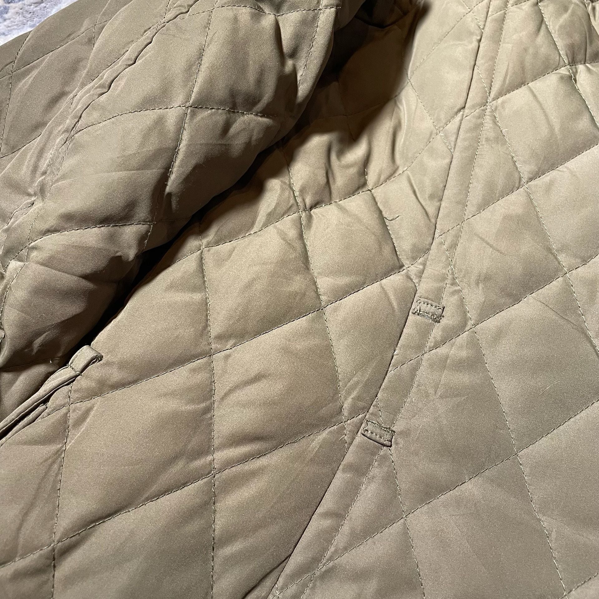 J.Crew Women's Olive Green Quilted Down-Filled Field Jacket 8