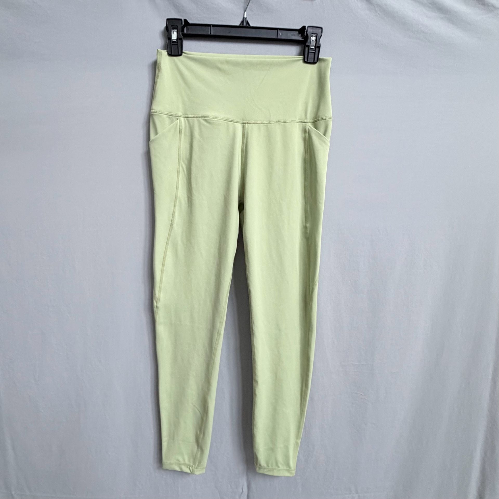 Senita Athletics High Waisted Yoga Leggings with Pockets Mint Green Size Medium 2