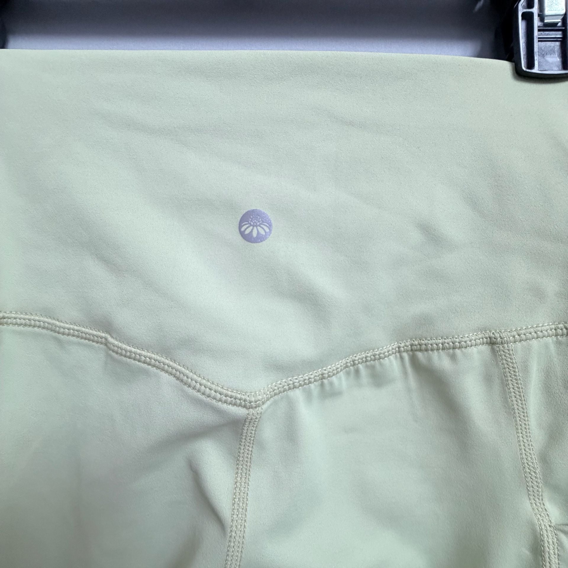 Senita Athletics High Waisted Yoga Leggings with Pockets Mint Green Size Medium 5