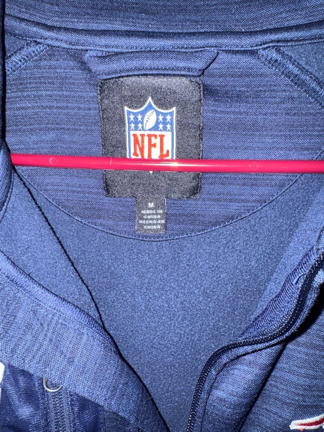 G-III NFL New England Patriots Men's High Jump Space-Dye Full-Zip Jacket 3