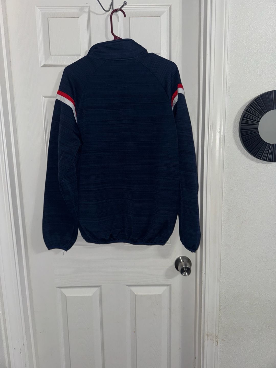 G-III NFL New England Patriots Men's High Jump Space-Dye Full-Zip Jacket 4