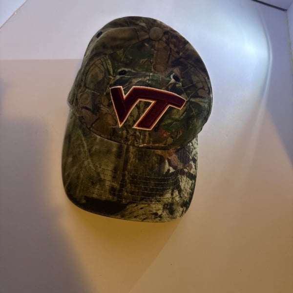 Virginia Tech Hokies Top of the World One-Fit Camo Hat