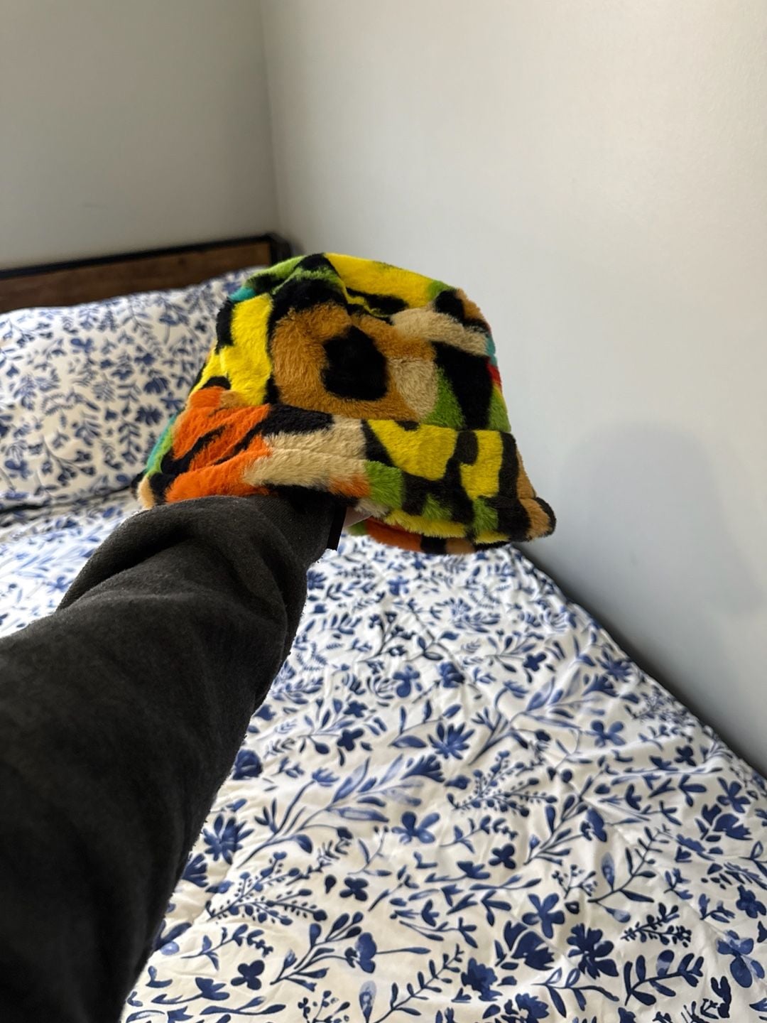 Kirin Peggy Gou Multicolor Faux Fur Alphabet Bucket Hat 1