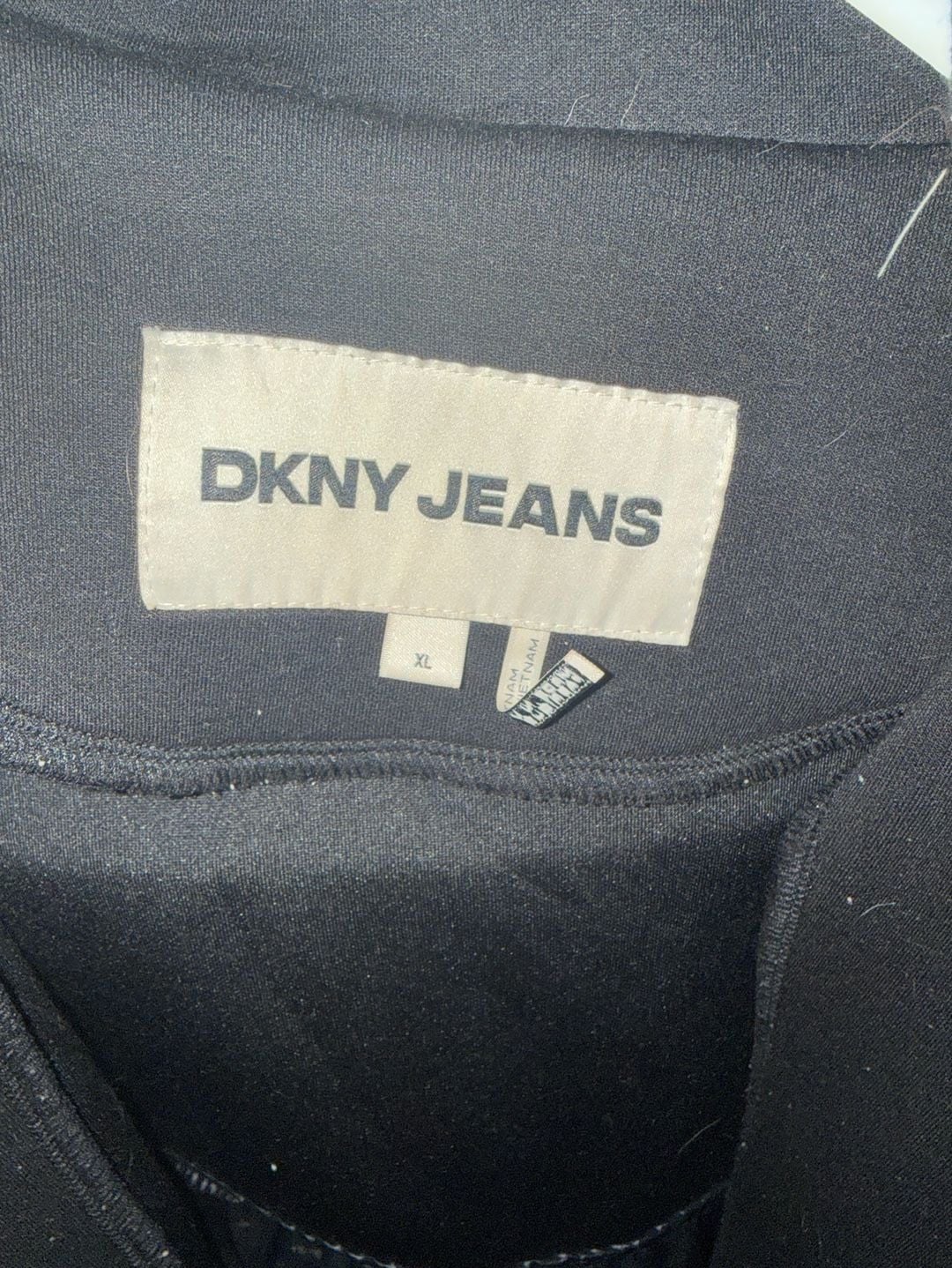 DKNY Jeans Mixed Media Hooded Jacket with Quilted Puffer Bottom 3