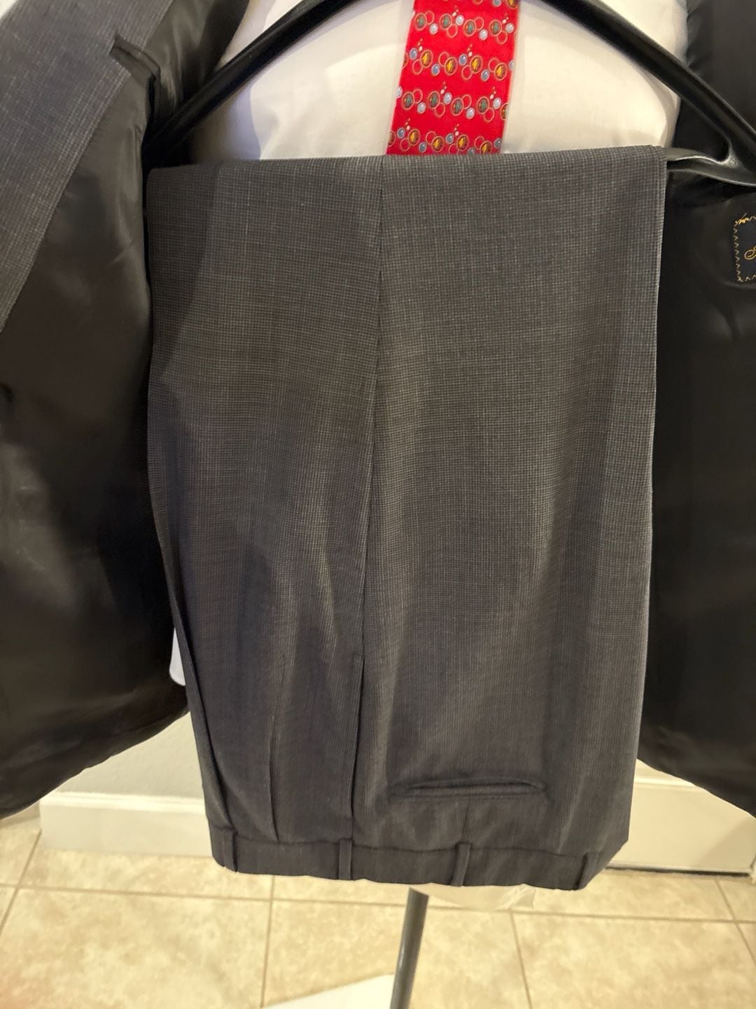Brooks Brothers Brooksease Men's Gray Wooll Suit Size 41L pants 34-31” 3