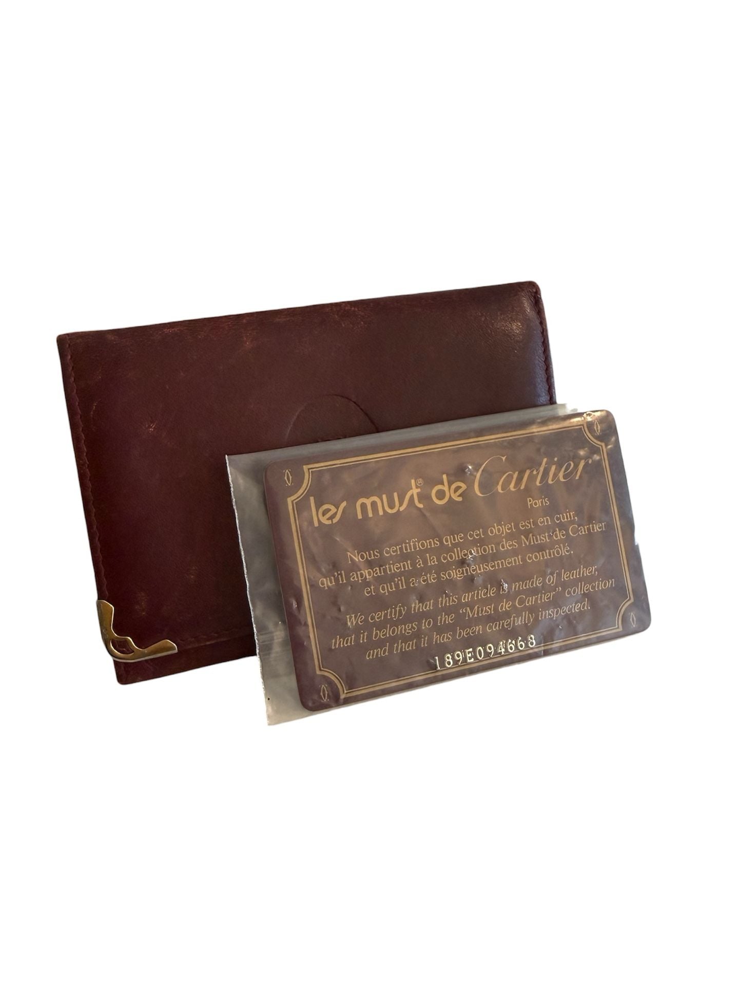Vintage Cartier ID Case with Cert. of Authenticity 4