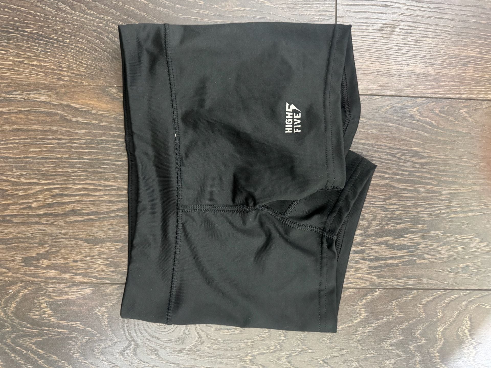 High Five Girls Black Compression Shorts Size M Athletic Performance
9
