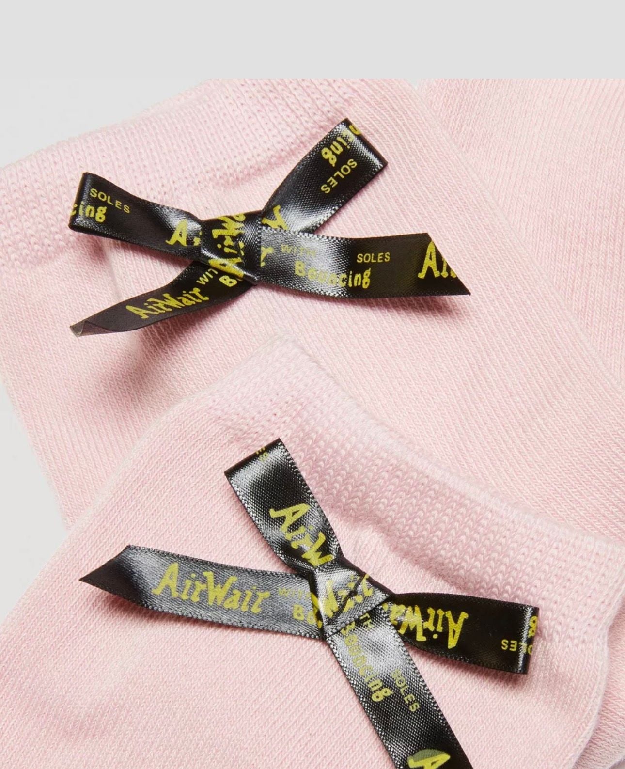 Dr. Martens Ankle Bow Organic Cotton Blend Socks in Pink 5