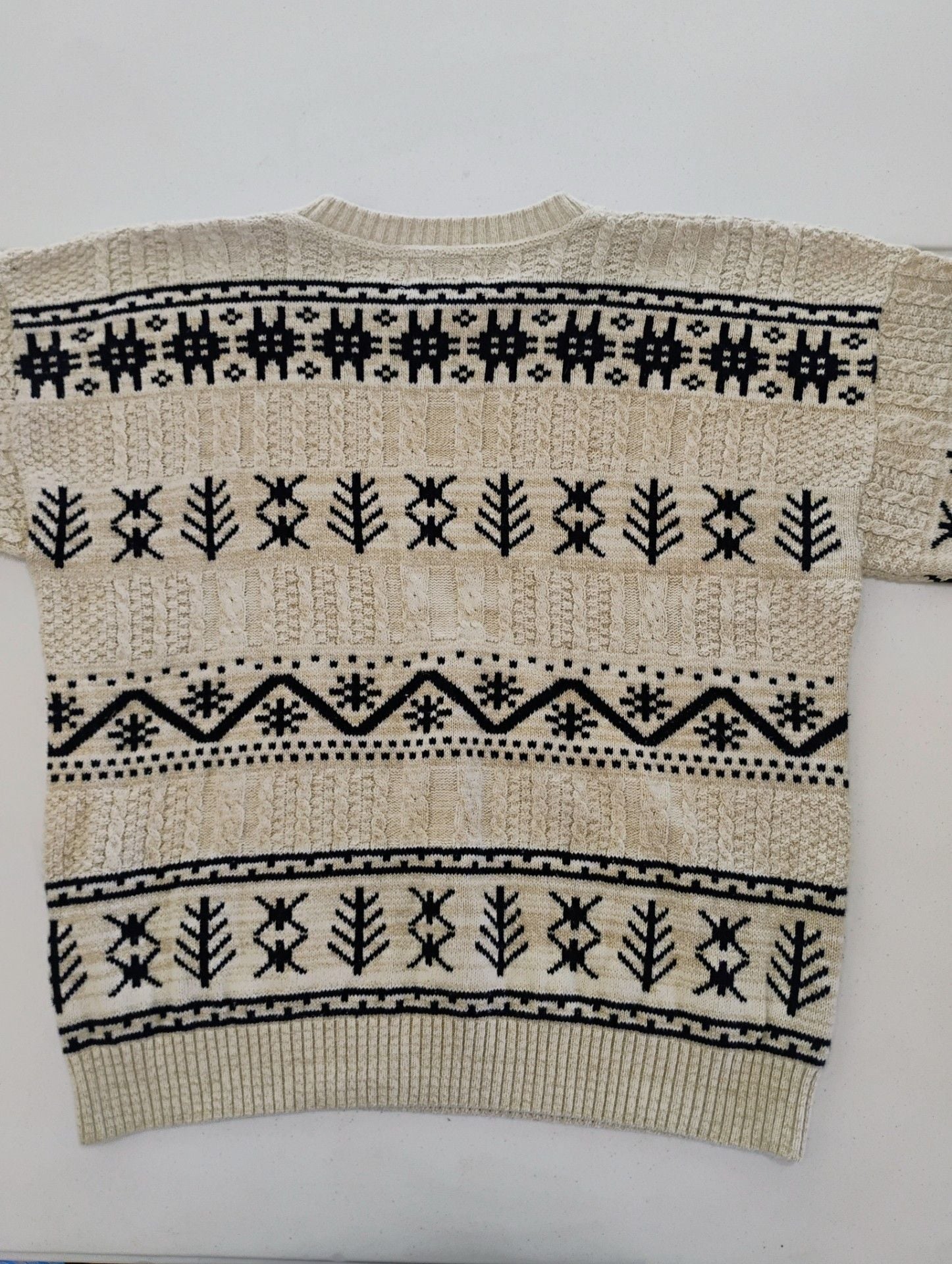 Vintage Hampton Bay Trading Co Cotton Knit Sweater, XL — Made in USA 4