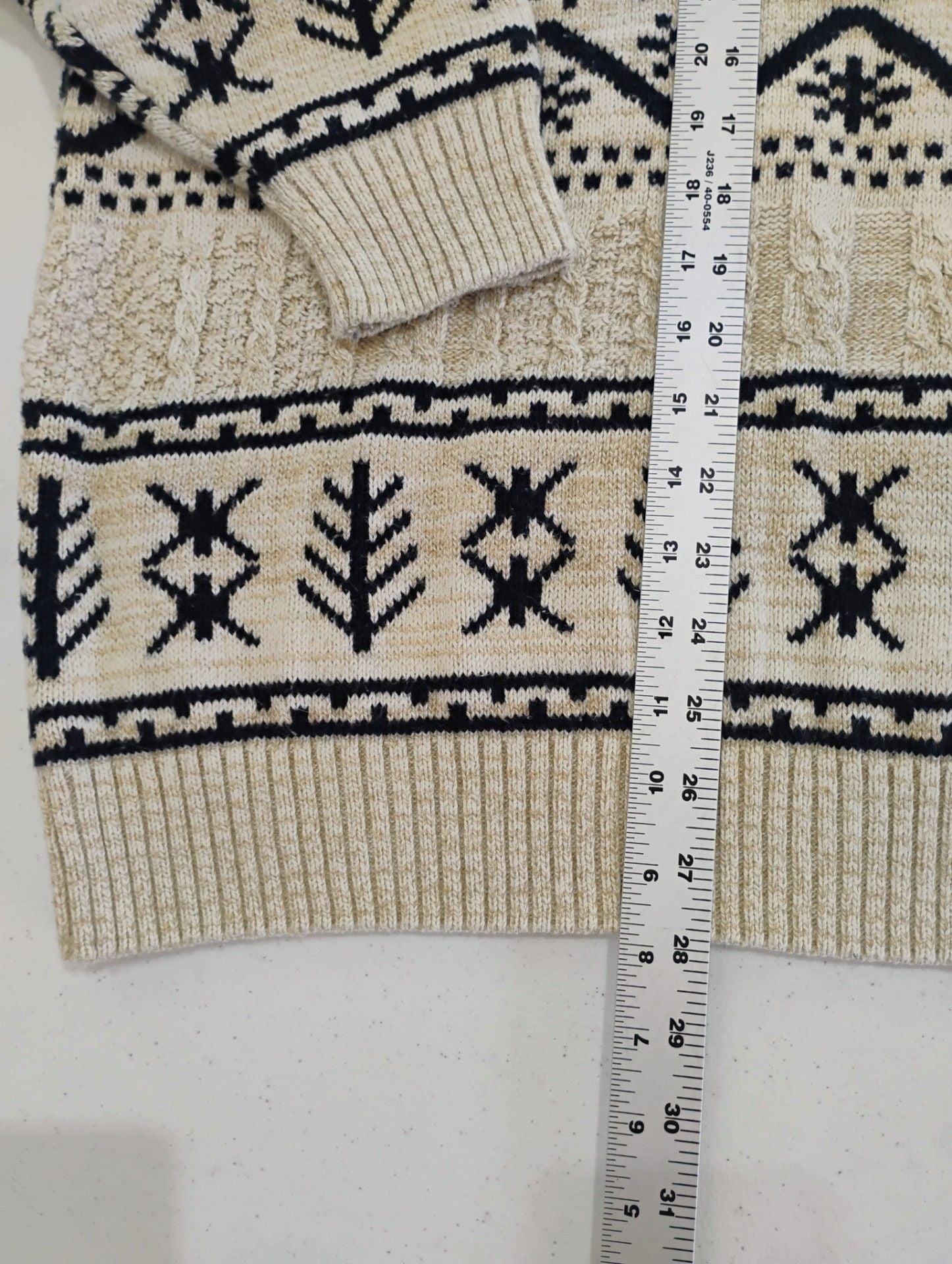 Vintage Hampton Bay Trading Co Cotton Knit Sweater, XL — Made in USA 7