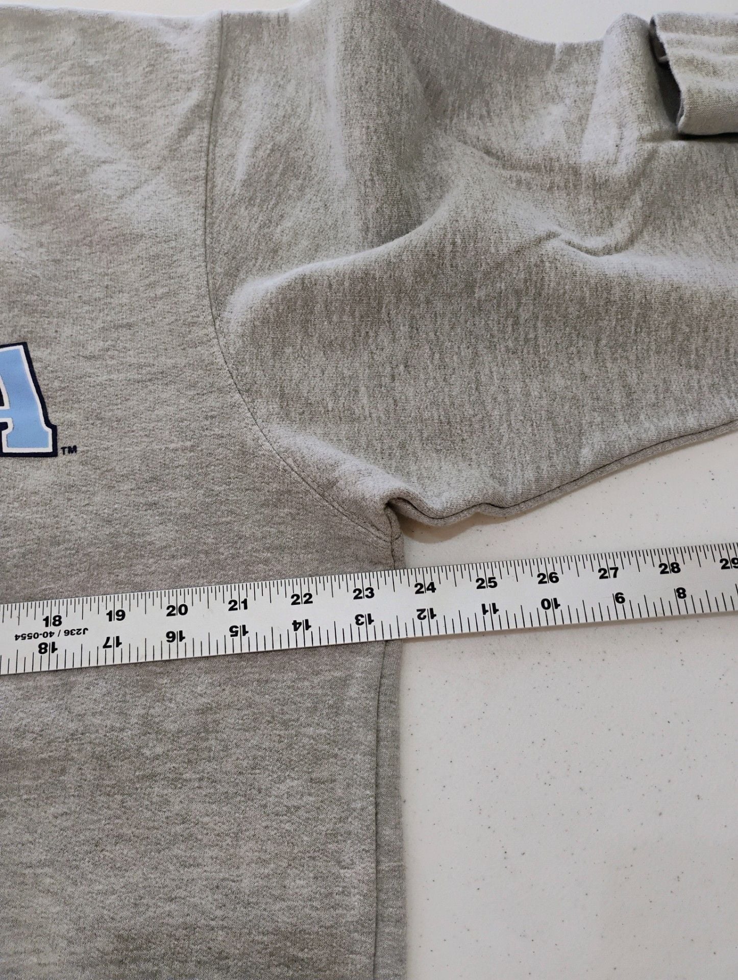 Vintage UNC Tar Heels Carolina Crewneck Sweatshirt Grey Soffe Men's Large 6