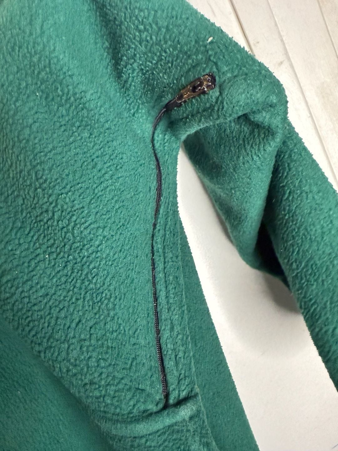 Vintage The North Face Full Zip Fleece Jacket Green   9