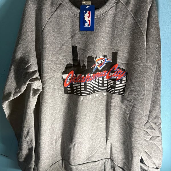 Oklahoma City Thunder Iconic Hometown Graphic Crew Sweatshirt