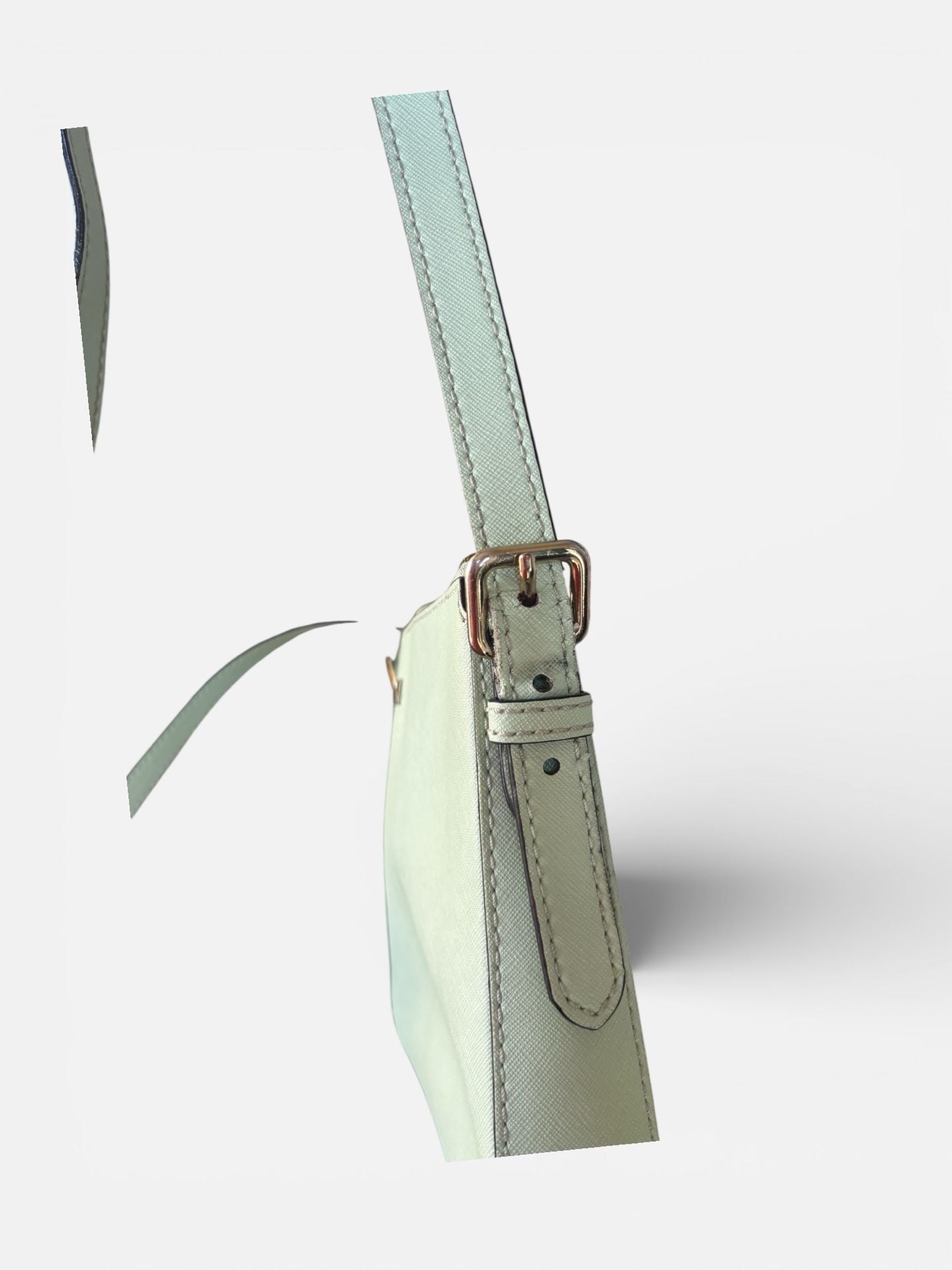 Kate Spade Cove Street Irini Saffiano Leather Crossbody Bag in Mint Mojito 4
