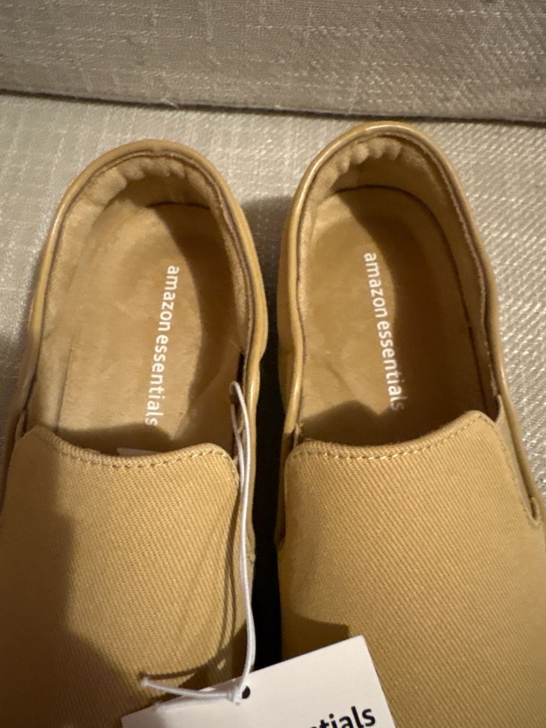 Amazon Essentials Men's Canvas Slip-On Sneaker in Tan 3