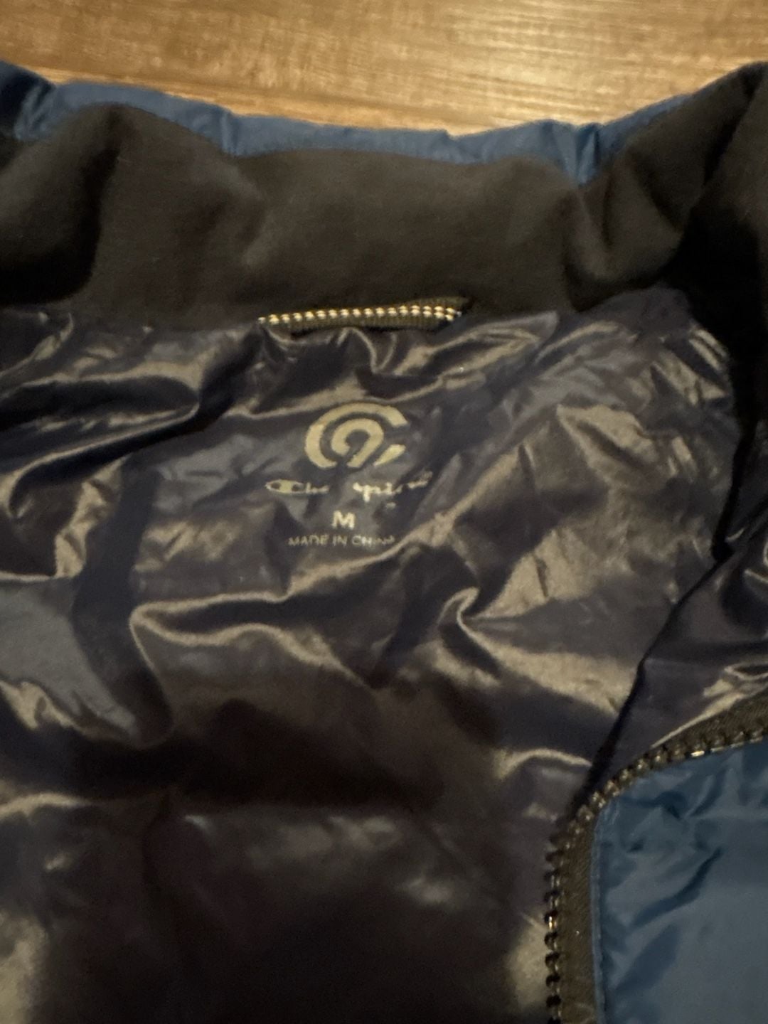 C9 by Champion Men's Two-Tone Blue Down Puffer Hybrid Jacket 3