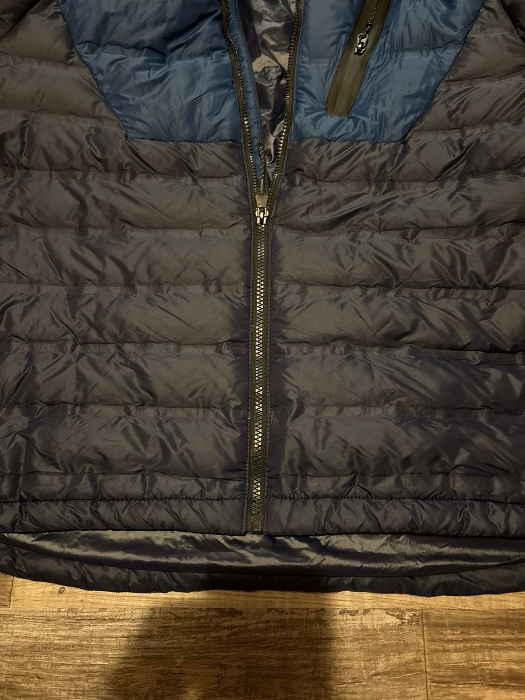 C9 by Champion Men's Two-Tone Blue Down Puffer Hybrid Jacket 6
