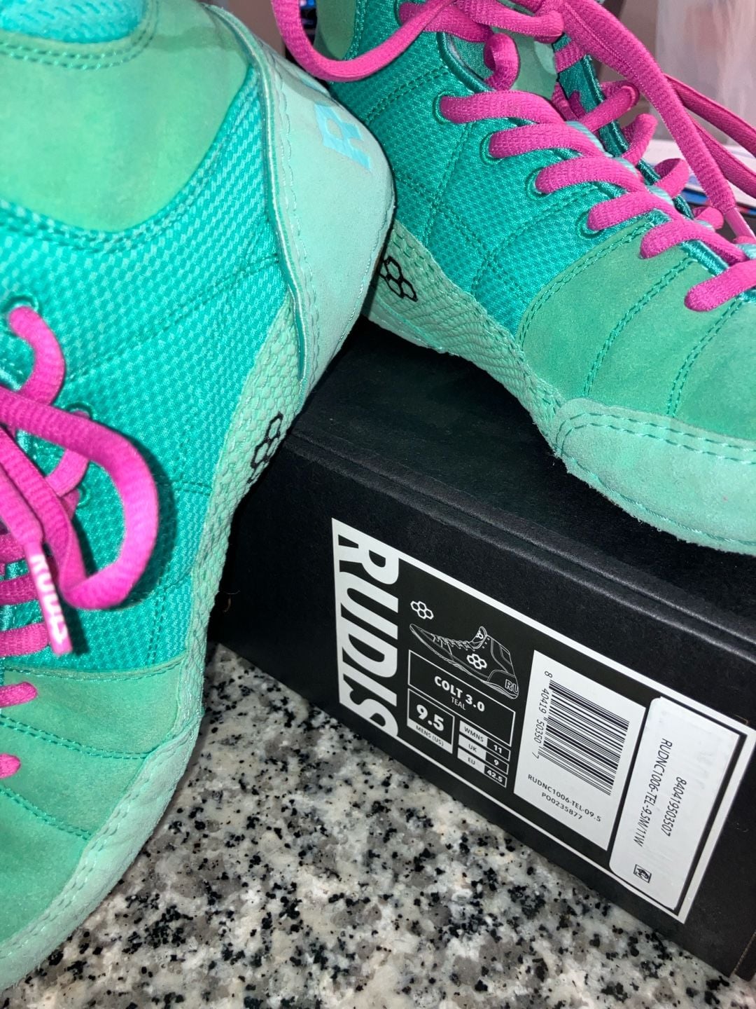 RUDIS Colt 3.0 Adult Wrestling Shoes - Teal 10