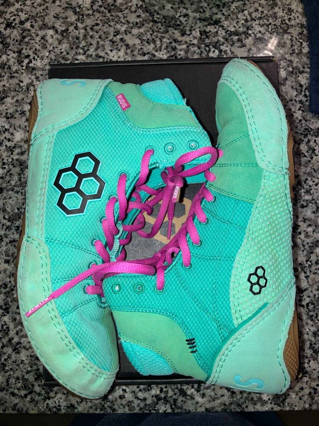 RUDIS Colt 3.0 Adult Wrestling Shoes - Teal 11